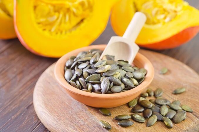 Pumpkin seeds for earthworms