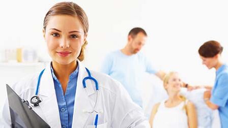 As the doctor treats parasites
