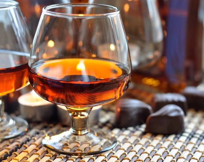 cognac for removing parasites from the body