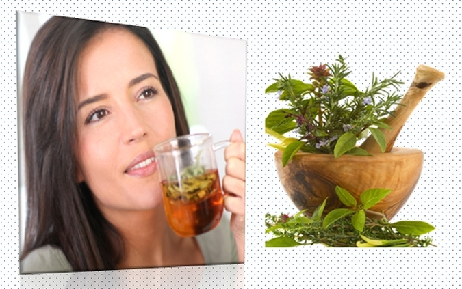 drinking herbal decoction to remove parasites