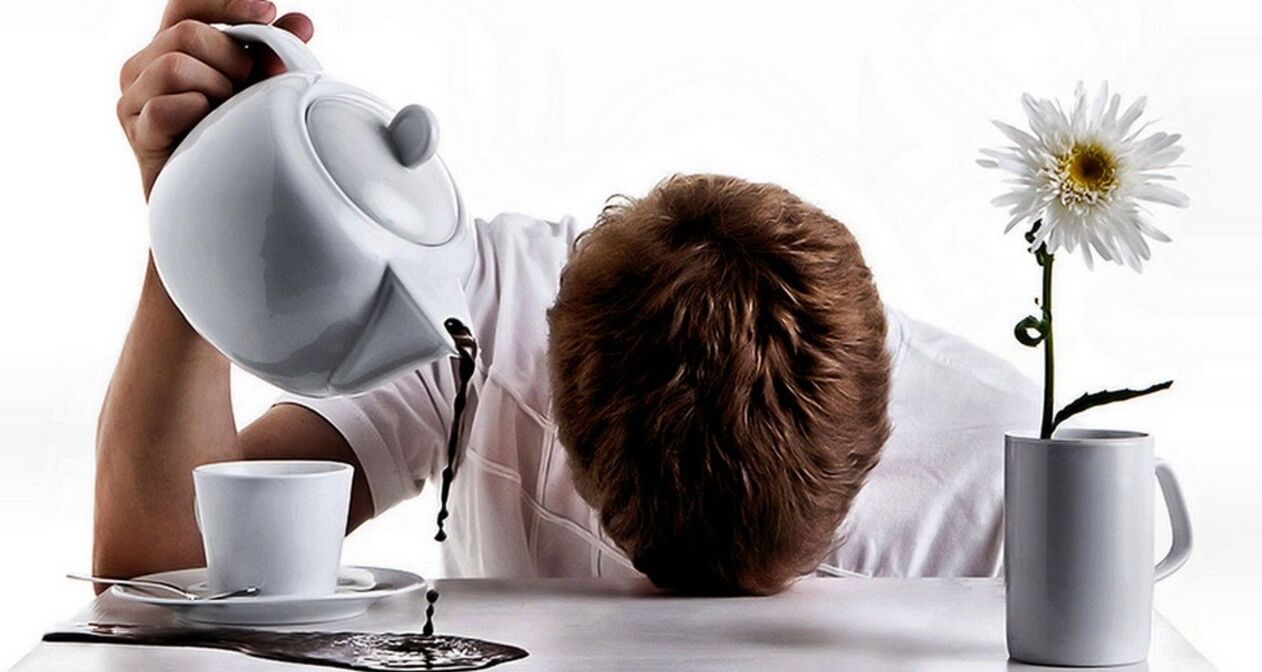 Chronic fatigue follows the presence of worms in the body