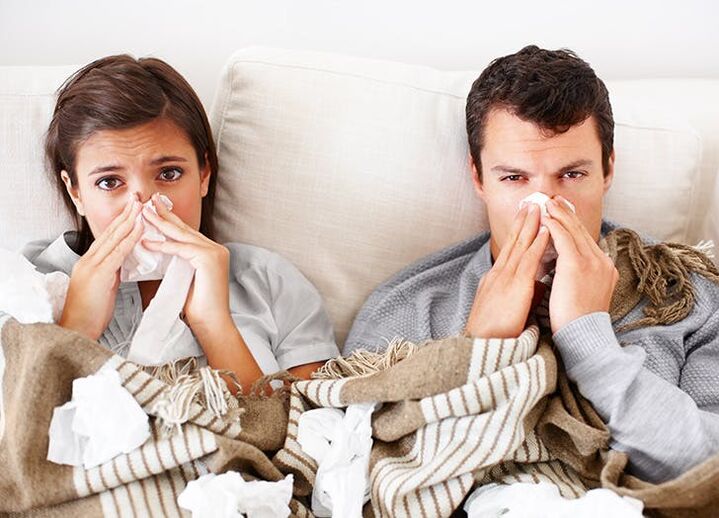 Influenza symptoms are a side effect of anthelmintic cleansing of the body